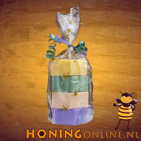 Cadeaupakket Honingzeep 4 Soorten Zeep