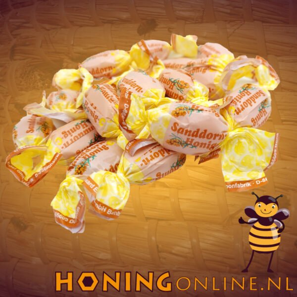 Honing Snoep Duindoorn Bonbons Met Honing Gevuld
