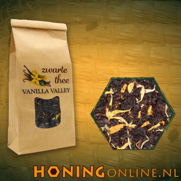 Zwarte Thee Vanilla Valley Honing Kopen