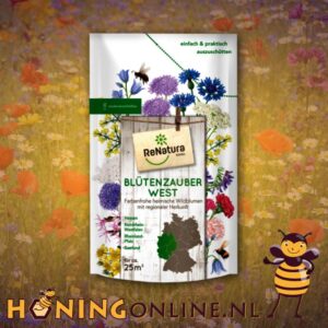 Een bloemenmengsel met inheemse wilde bloemen zoals je dat hier online bestellen kan voor Gelderland, Utrecht, overijssel en Drenthe.