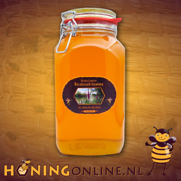 Biesbosch honing of balsemienhoning in emmer kopen. Grootverpakking hgoning van de imker bestellen