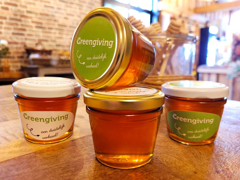 Relatie Geschenk Met Honing Duurzaam Ambachtelijk Imker