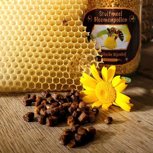 Bijenbrood is beter dan gewone bijenpollen omdat ons lichaam de eiwitten eruit beter kan opnemen. Bijenbrood is geconserveerd stuifmeel van bloemen verzameld door bijen.