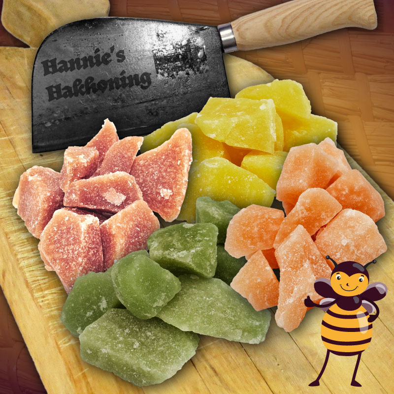 Hannies Hakhoning mix kopen voor keelpijn en verkoudheid. De Eucalyptus en menthol hakhoning zorgen voor een betere adem terwijl ook de Tijm en Gember vogezenbrokken goed voor je keel zijn,