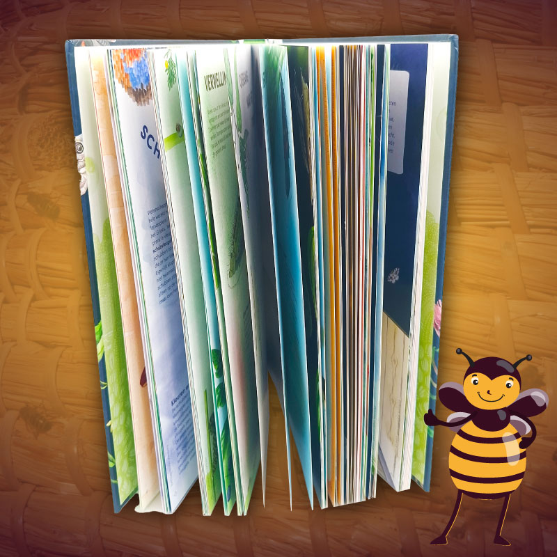 op de afbeelding Staat een Vlinderboek