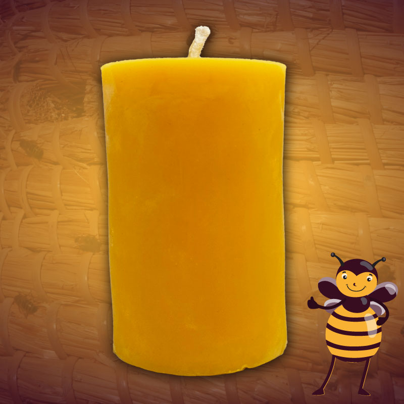 Bijenwas Stompkaars Echte Bijenwas Van De Imker Kopen