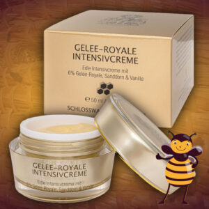 Gelee-Royale Intensivcreme is een luxe gezichtscreme met koninginnegelei en andere natuurlijke ingrediënten. Deze crème bevat naast Royal Jelly ook bijenwas en propolis.