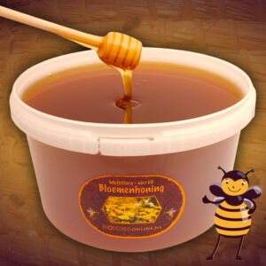 Bloemenhoning niet-EU is een goedkope honing van buiten Europa. Deze honing in emmer is per kilo de goedkoopste zuivere honing in Nederland.