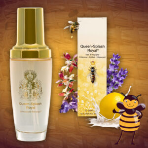 Queen-Splash-Royal® is een verfrissende gezichtsspray voor dagelijks gebruik en thuis en onderweg. De lichte mist met zorgvuldig geselecteerde plantenextracten en natuurlijk bijengif geeft de huid direct een fris en verzorgd gevoel.