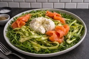 Instructie Opbouw Zalm Burrata Liggend