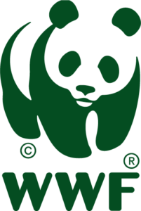 WWF-logo bij de vermelding dat HONINGonline.nl is aanbevolen door het Wereld Natuur Fonds